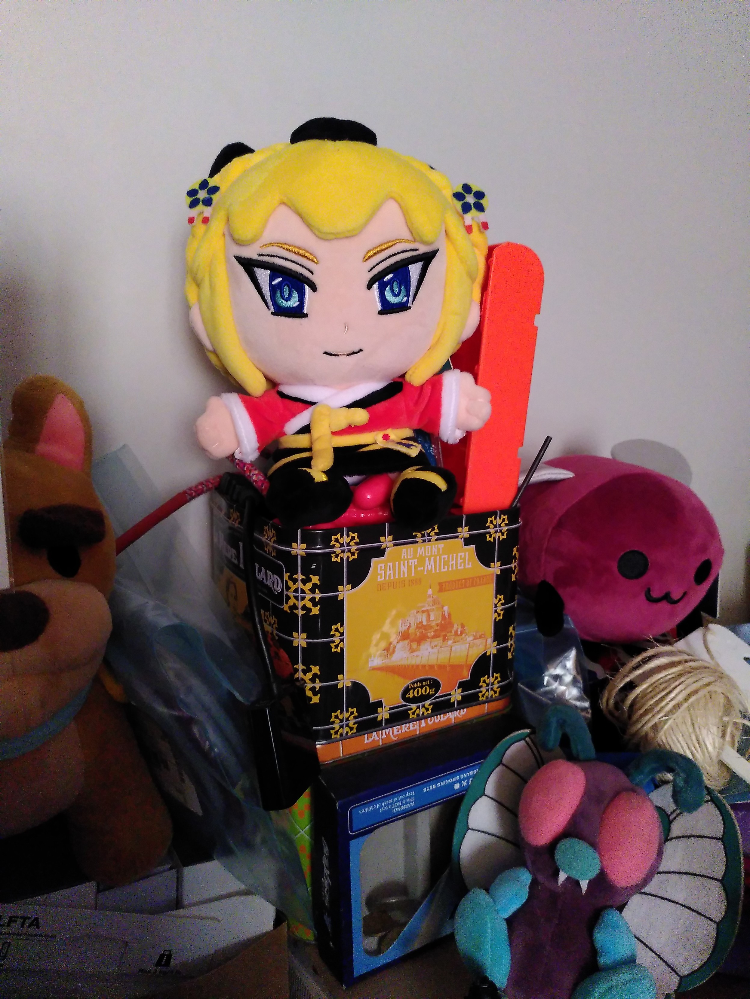 It's a plushie and more plushie