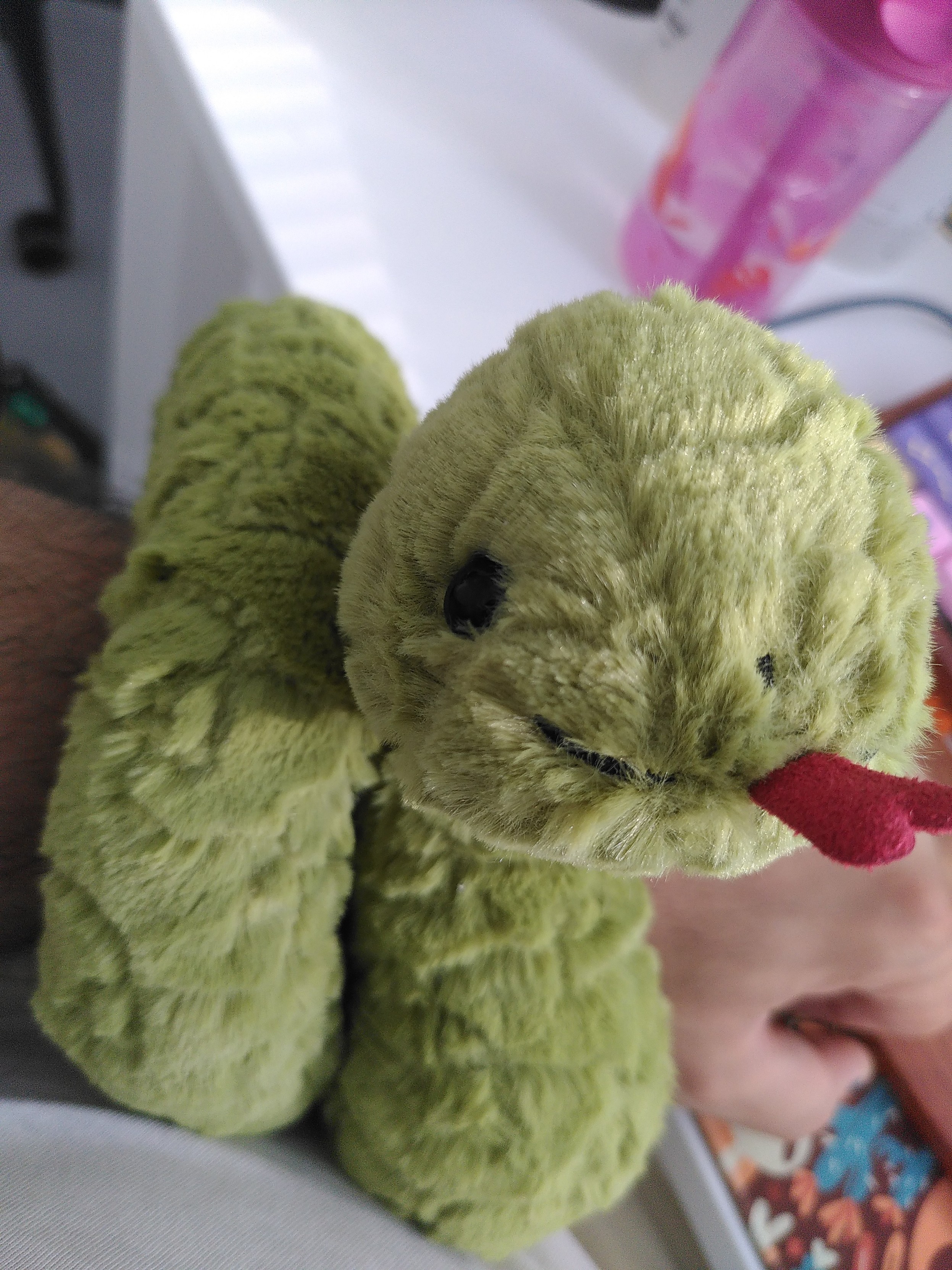 Sneak plushie with tongue out