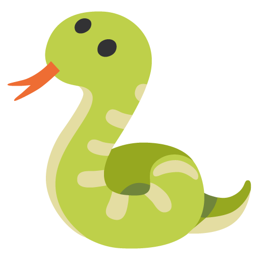 Snake emoji