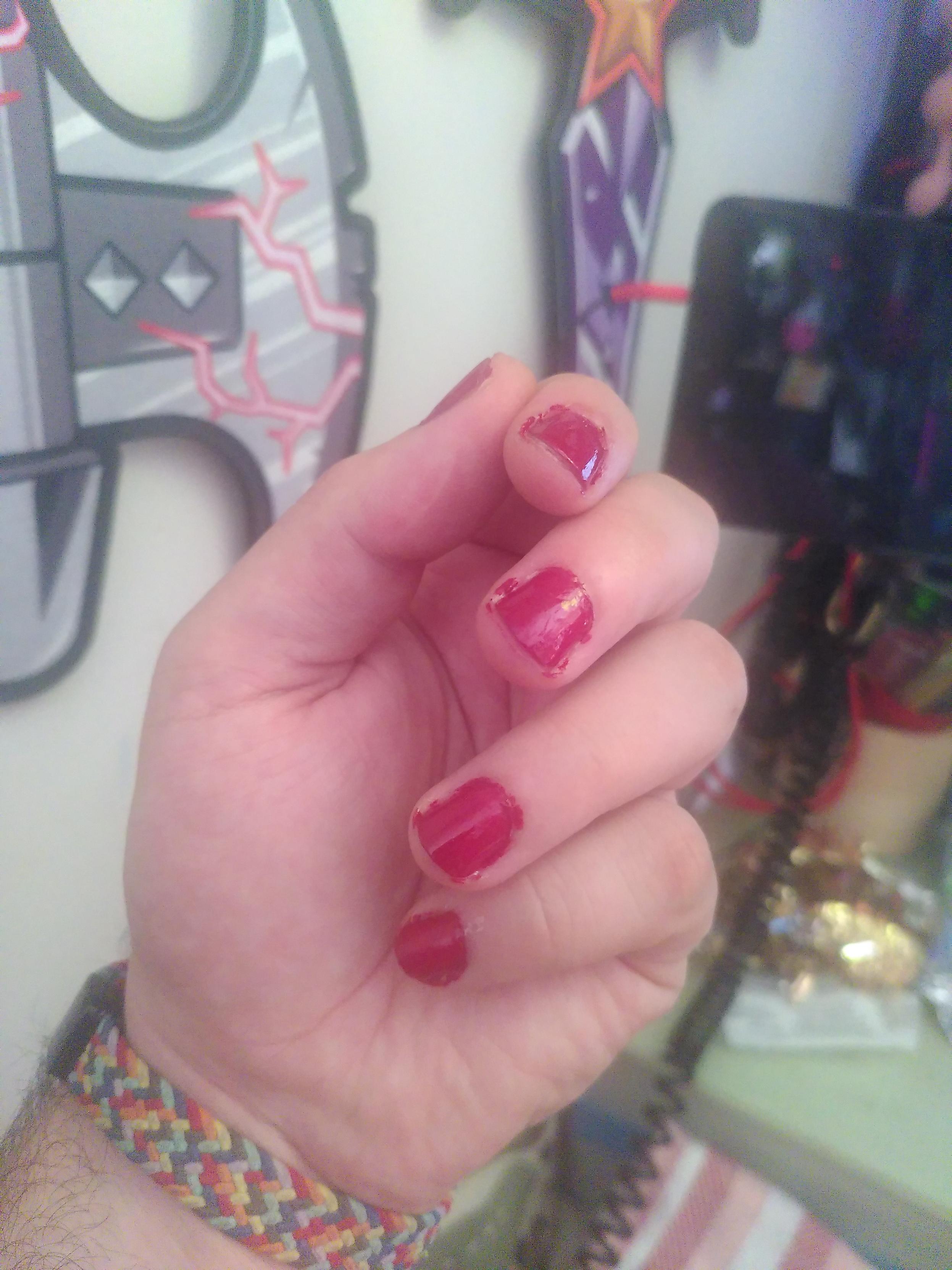 Photo of my hand with 